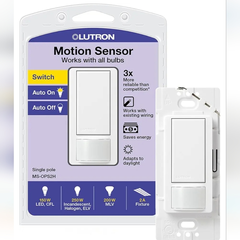 Lutron motion sensor switch
